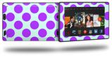 Kearas Polka Dots Purple And Blue - Decal Style Skin fits 2013 Amazon Kindle Fire HD 7 inch