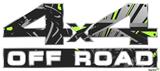 Baja 0023 Lime Green - 4x4 Decal Bolted 13x5.5 (2 Decal Set)