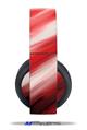 Vinyl Decal Skin Wrap compatible with Original Sony PlayStation 4 Gold Wireless Headphones Paint Blend Red (PS4 HEADPHONES  NOT INCLUDED)
