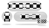 Decal Style Wrap Skin fits Beats Pill Plus Checkers White (BEATS PILL NOT INCLUDED)