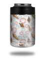 Skin Decal Wrap for Yeti Colster, Ozark Trail and RTIC Can Coolers - Sea Shells 02 White (COOLER NOT INCLUDED)