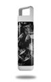 Skin Decal Wrap for Clean Bottle Square Titan Plastic 25oz Skulls Confetti White (BOTTLE NOT INCLUDED)