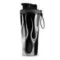 Skin Wrap Decal for IceShaker 2nd Gen 26oz Metal Flames Chrome (SHAKER NOT INCLUDED)