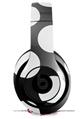 WraptorSkinz Skin Decal Wrap compatible with Beats Studio 2 and 3 Wired and Wireless Headphones Kearas Polka Dots White On Black Skin Only (HEADPHONES NOT INCLUDED)