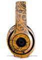 WraptorSkinz Skin Decal Wrap compatible with Beats Studio 2 and 3 Wired and Wireless Headphones Folder Doodles Orange Skin Only (HEADPHONES NOT INCLUDED)