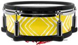 Skin Wrap works with Roland vDrum Shell PD-108 Drum Wavey Yellow (DRUM NOT INCLUDED)