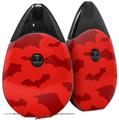 Skin Decal Wrap 2 Pack compatible with Suorin Drop Deathrock Bats Red VAPE NOT INCLUDED