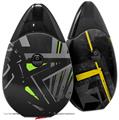 Skin Decal Wrap 2 Pack compatible with Suorin Drop Baja 0023 Lime Green VAPE NOT INCLUDED