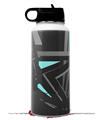 Skin Wrap Decal compatible with Hydro Flask Wide Mouth Bottle 32oz Baja 0023 Neon Teal (BOTTLE NOT INCLUDED)